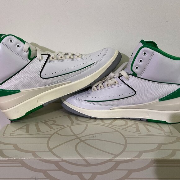Jordan Shoes - 🔥 Air Jordan 2 “Lucky Green/White” | W12 / M10.5 | Brand New 📦 🔥